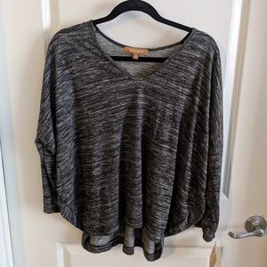 NWT Ellen Tracy black l/s shirt